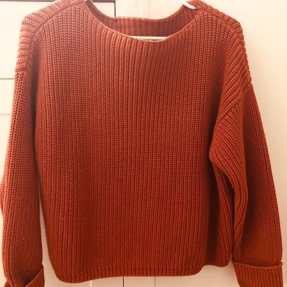 Dark Orange Sweater
